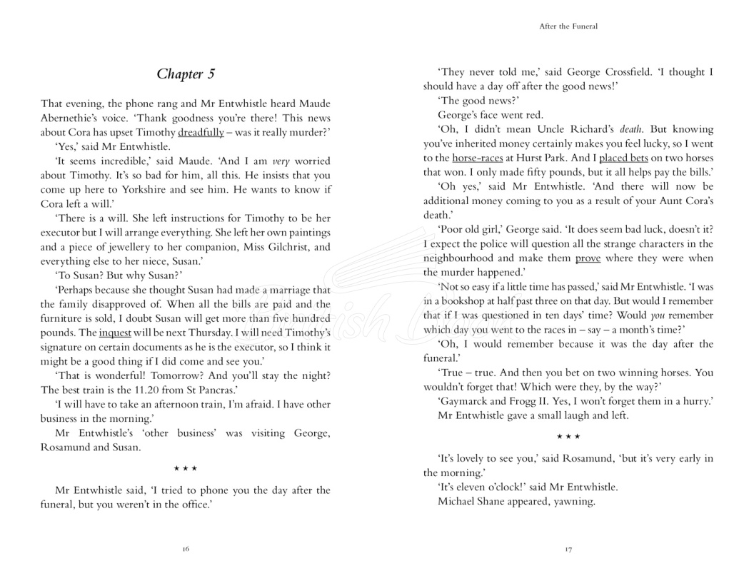 Книга Collins English Readers Level 4 After the Funeral изображение 2