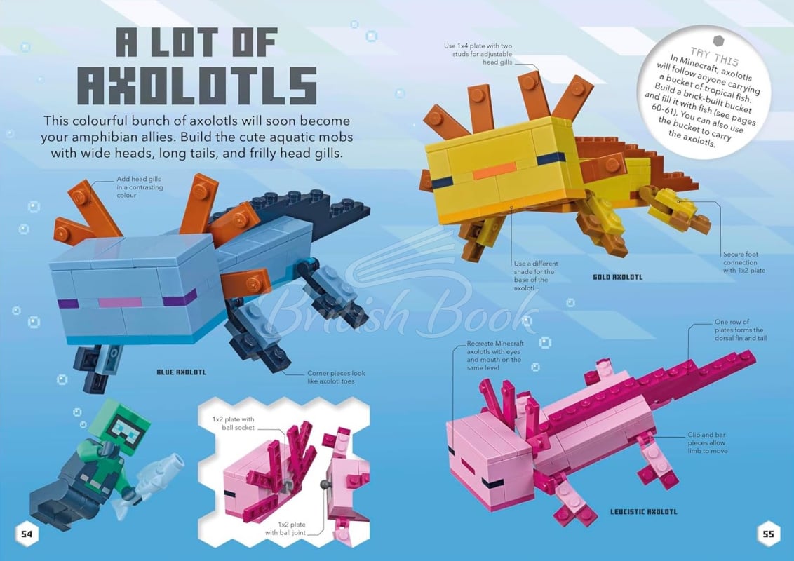 Книга LEGO Minecraft Ideas изображение 6