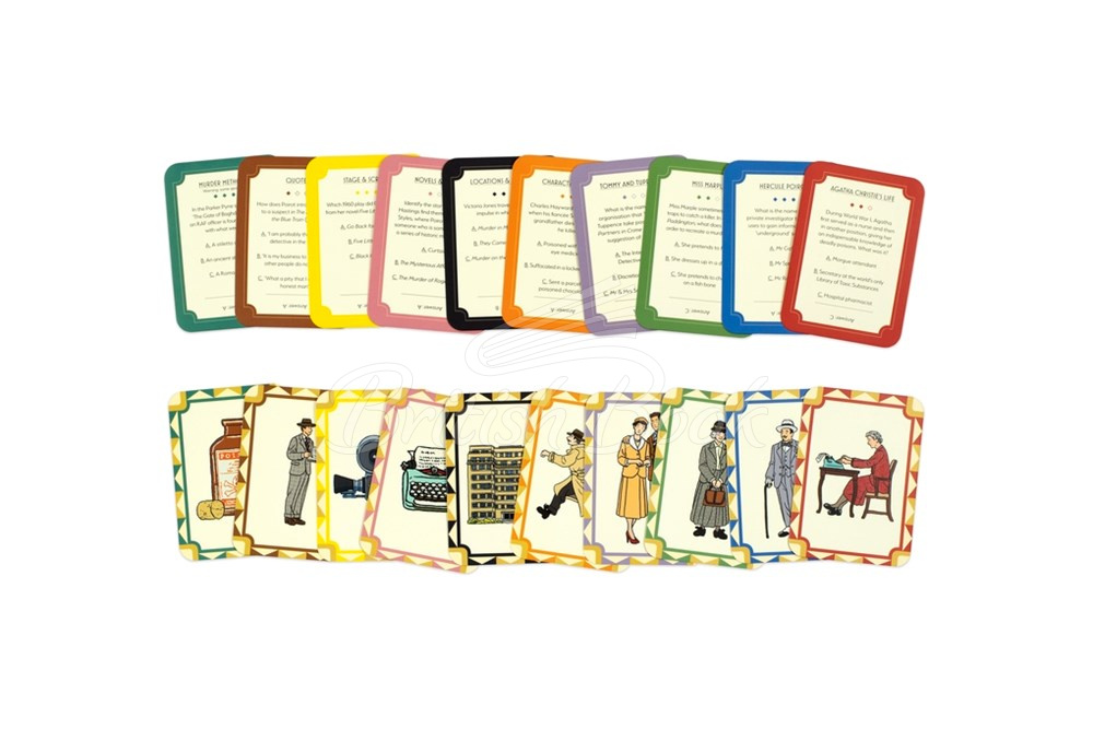 Карточная игра Agatha Christie Trivia изображение 4