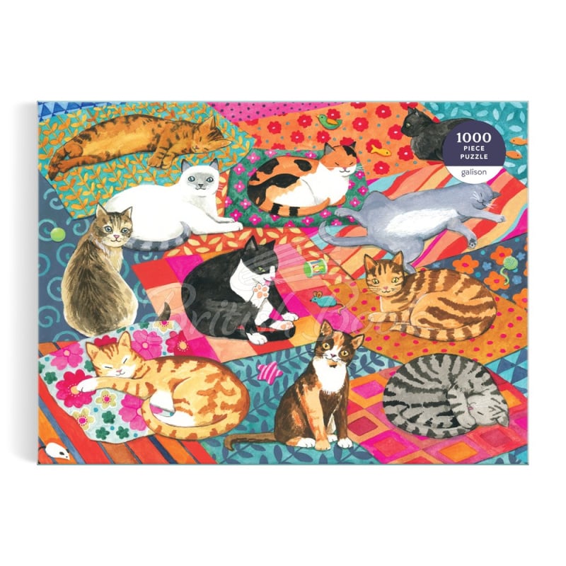Пазл Lounging Cats 1000 Piece Puzzle изображение 1