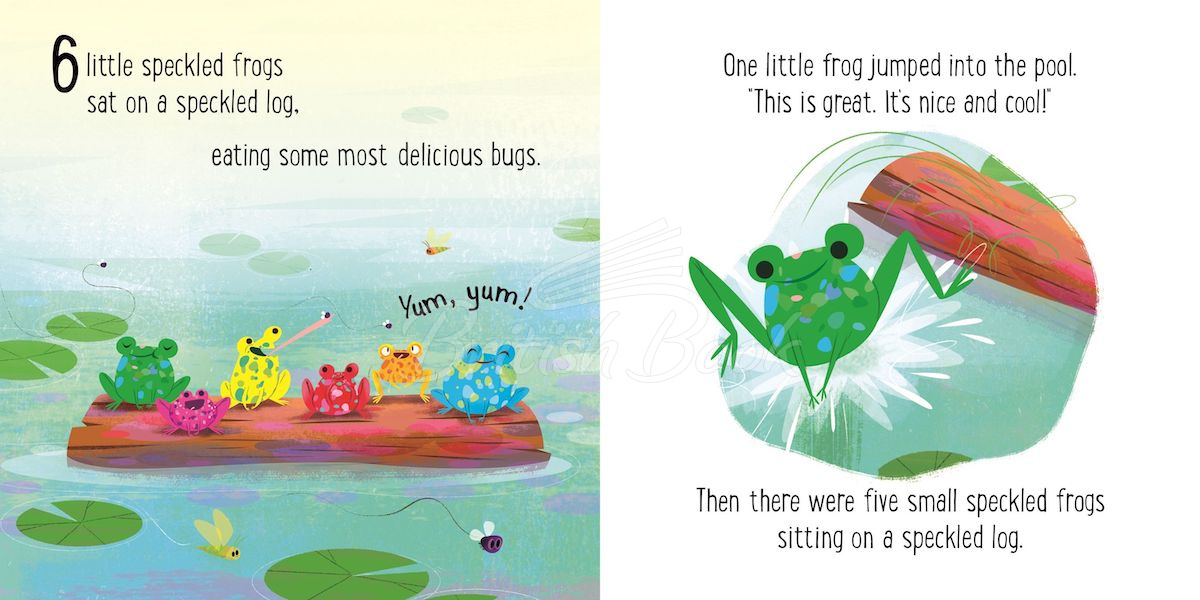 Книга Six Little Speckled Frogs зображення 1