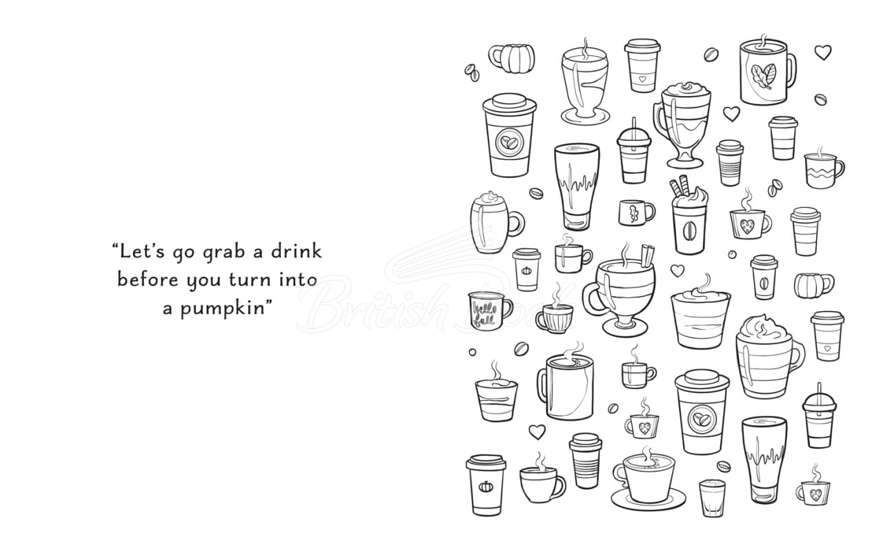 Книга The Pumpkin Spice Café Coloring Book изображение 1