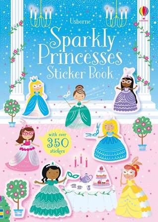 Книга Sparkly Princesses Sticker Book изображение