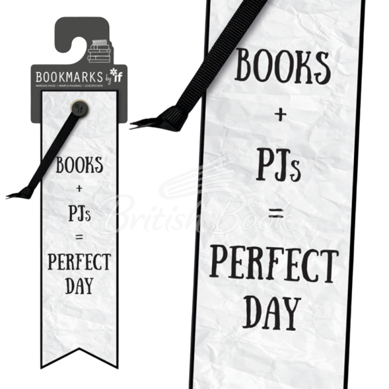 Закладка Literary Bookmarks: Books + PJs = Perfect Day изображение 1