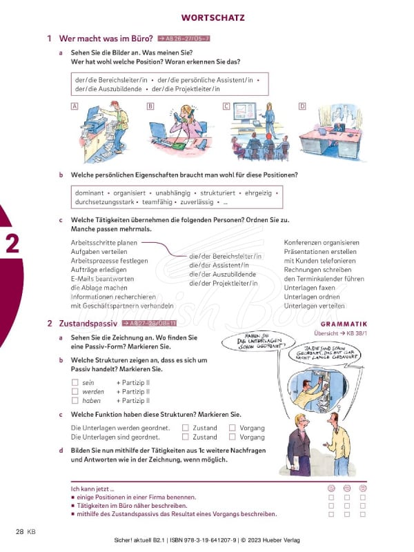 Учебник и рабочая тетрадь Sicher! Aktuell B2.1 Kursbuch und Arbeitsbuch mit Audios online, Lektion 1–6 изображение 4