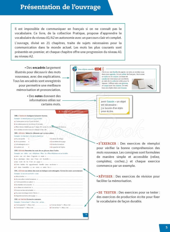 Книга Pratique Vocabulaire A1-A2 зображення 3