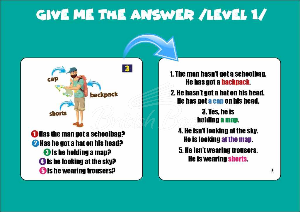 Карточная игра Give Me the Answer Level 1 изображение 3