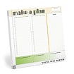 Make a Plan Square Mousepad
