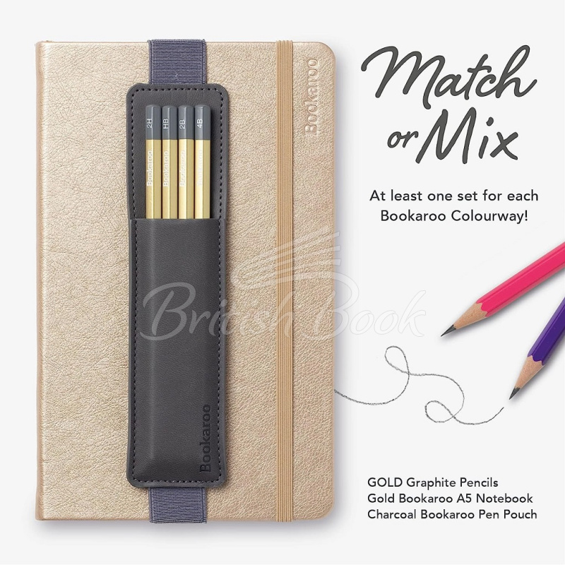 Набор Bookaroo Graphite Pencils Gold изображение 4