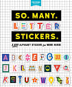 So. Many. Letter Stickers.