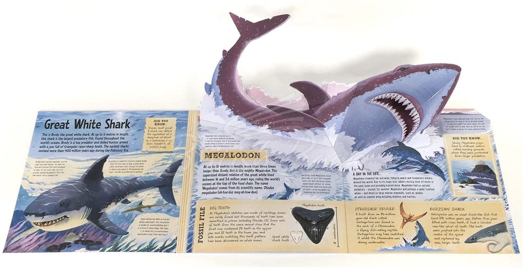 Книга Prehistoric Beasts: Discover 7 Prehistoric Animals with Incredible Pop-up Pages зображення 3