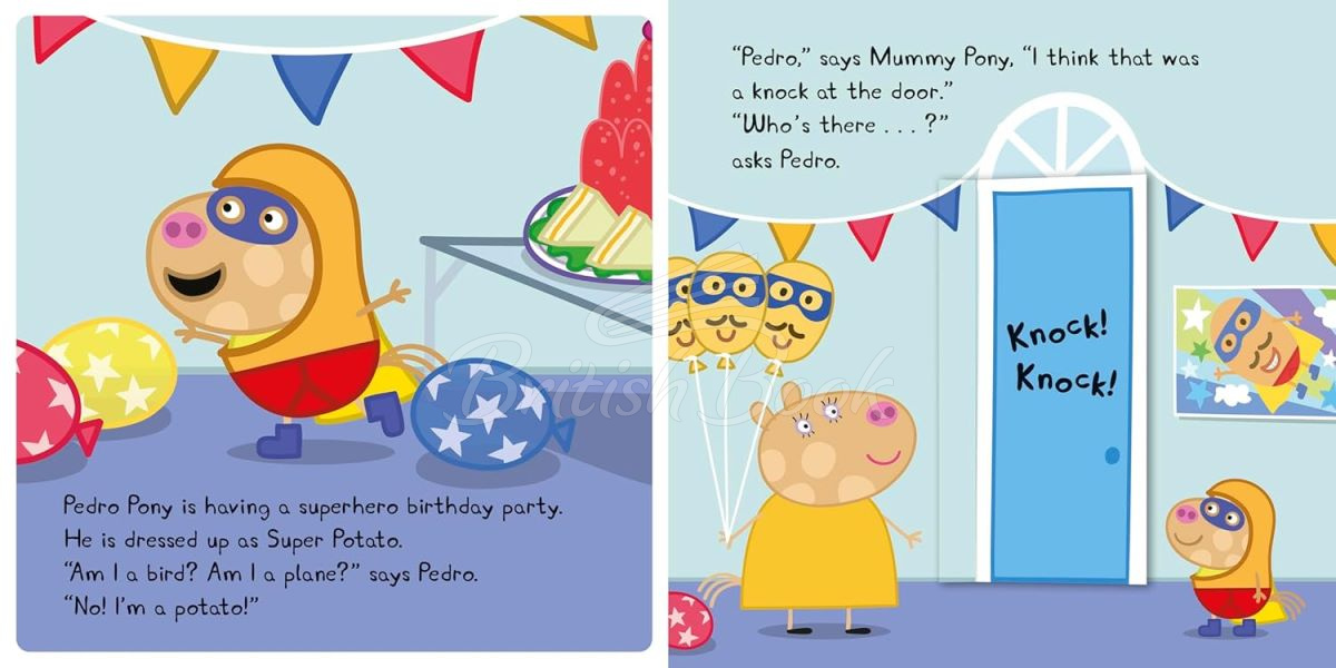 Книга Peppa Pig: Peppa's Superhero Party (A Lift-the-Flap Book) зображення 1