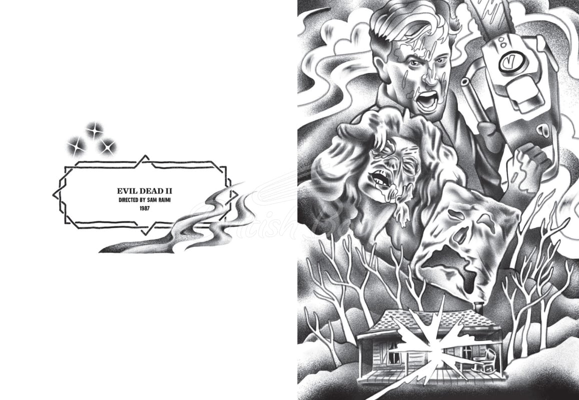 Книга Classic Horror Movies Coloring Book зображення 14