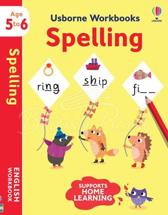Книга Usborne Workbooks: Spelling (Age 5 to 6) зображення