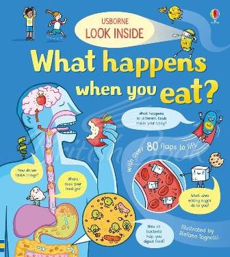 Книга Look inside What Happens When You Eat? зображення