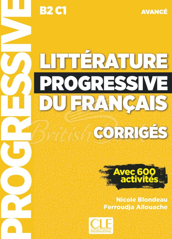 Збірник відповідей Littérature Progressive du Français Avancé Corrigés зображення