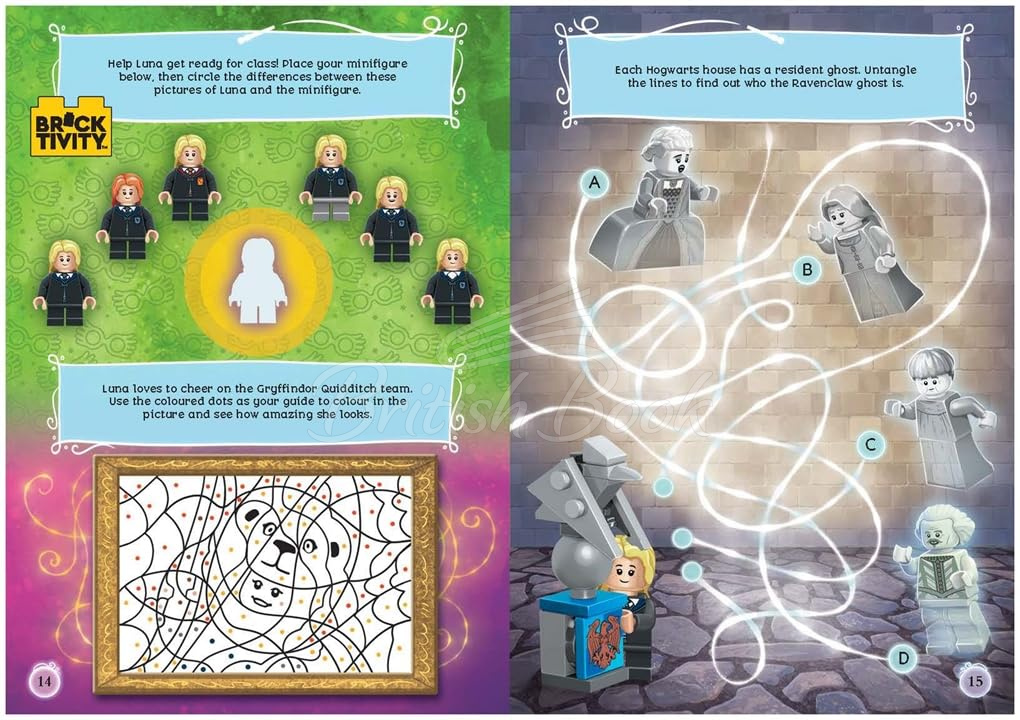 Книга LEGO Harry Potter: A Magical Bond Activity Book зображення 2
