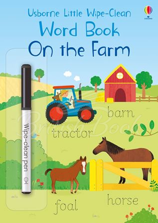 Книга Little Wipe-Clean Word Book: On the Farm зображення