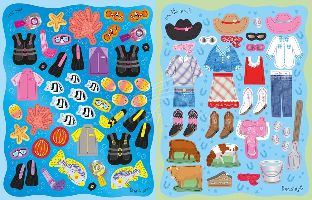 Книга Sticker Dolly Dressing: Holiday зображення 3