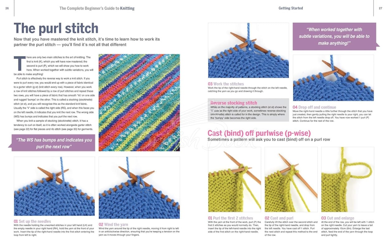 Книга The Complete Beginners Guide to Knitting зображення 5