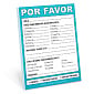Por Favor Nifty Note