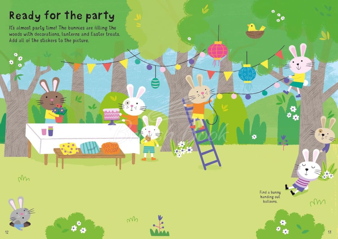 Книга Little First Stickers: Easter Bunnies зображення 2