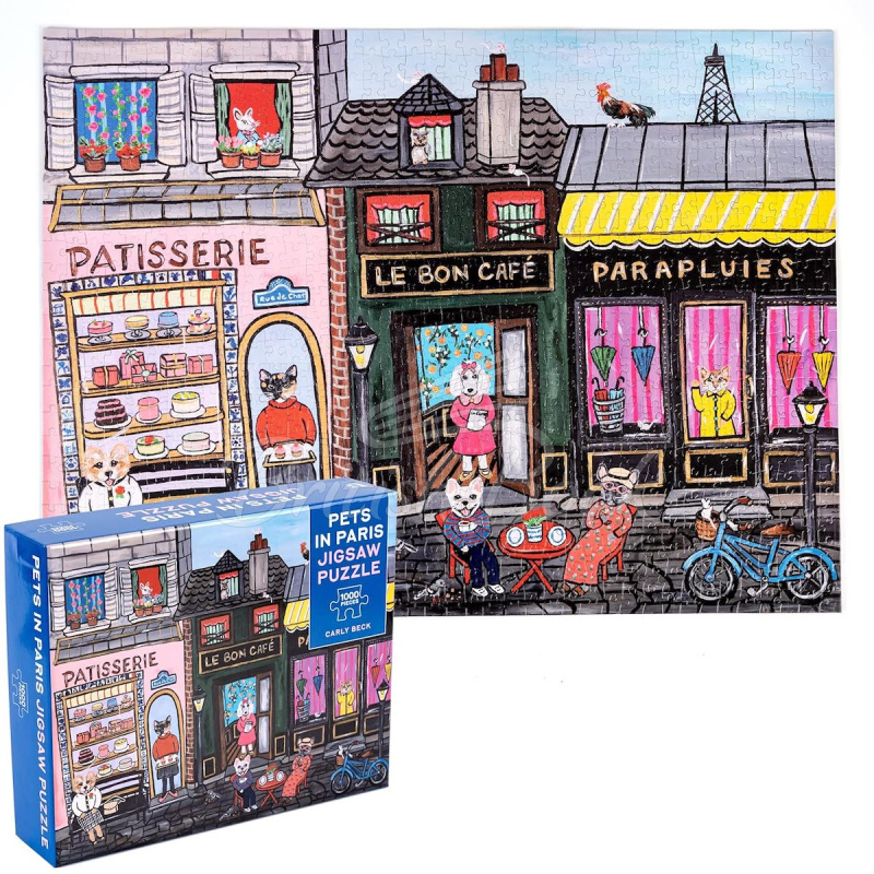 Пазл Pets in Paris 1000-Pieces Jigsaw Puzzle зображення 3