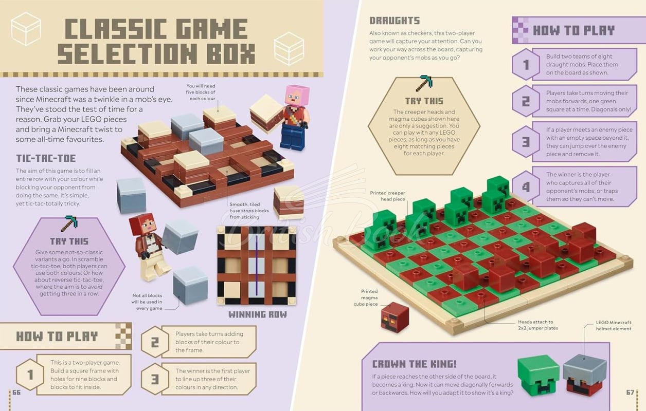 Книга LEGO Minecraft Games Book зображення 7
