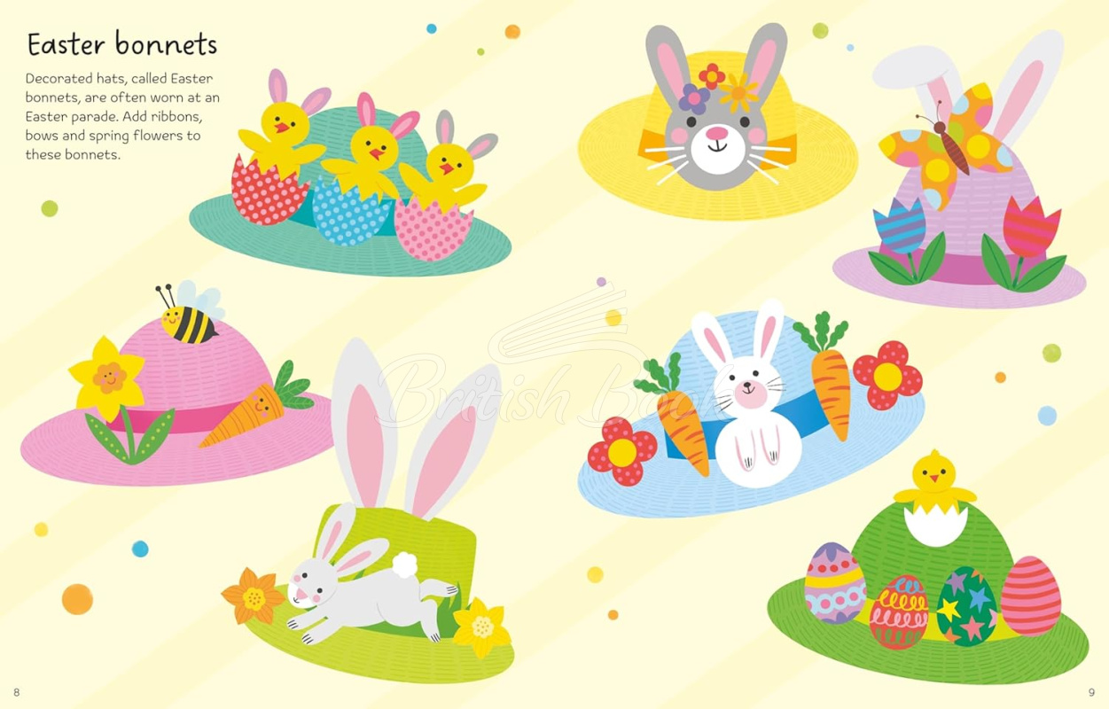 Книга First Sticker Book: Easter зображення 5