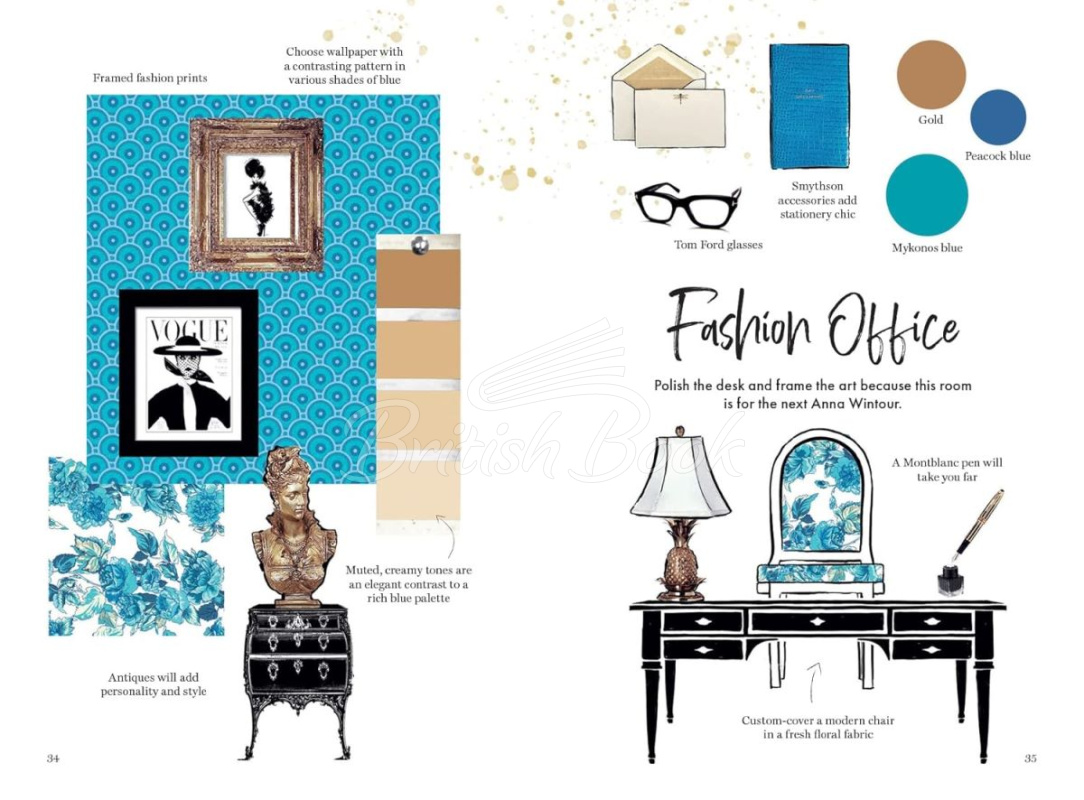 Книга Fashion House: Illustrated Interiors from the Icons of Style изображение 5