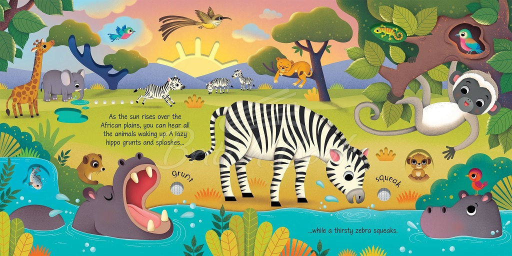 Книга Wild Animals Sound Book зображення 2