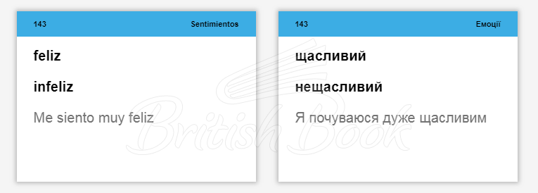 Картки Розмовна іспанська. Слова та фрази изображение 6