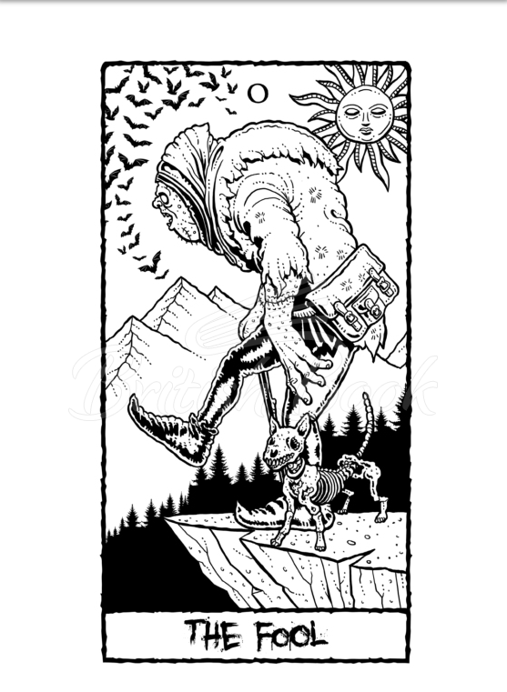 Книга The Beauty of Horror: Tarot Coloring Book зображення 5
