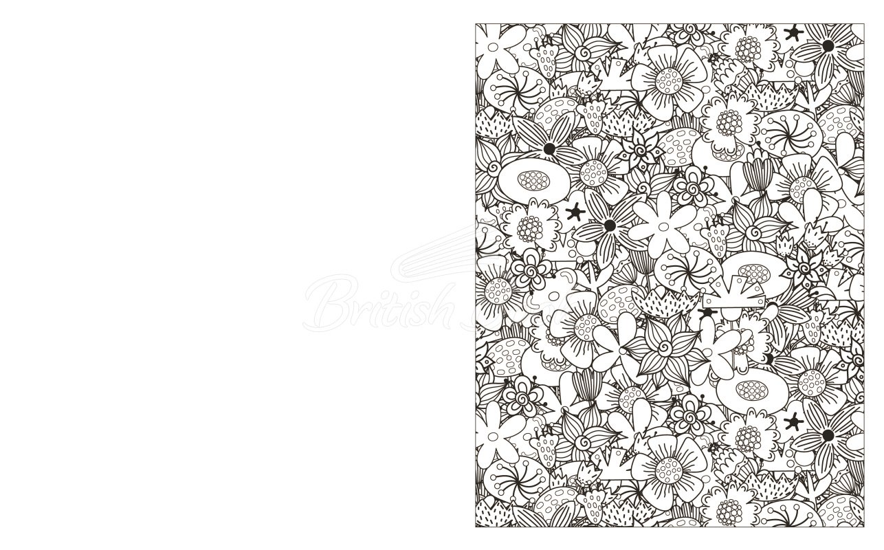 Книга Flower Power Colouring Book зображення 4