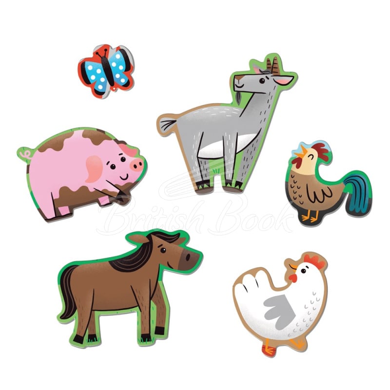 Пазл Farm Friends 25 Piece Floor Puzzle with Shaped Pieces зображення 2