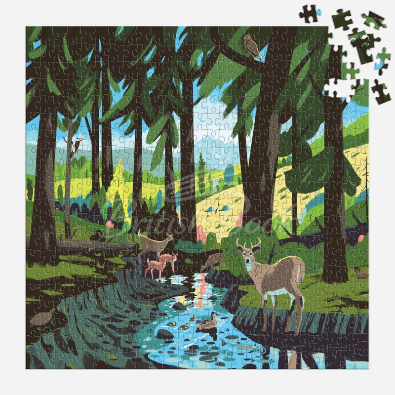 Пазл Woodland Pass 500 Piece Puzzle зображення 3