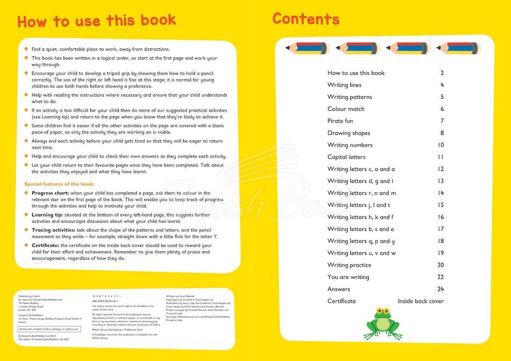 Книга Collins Easy Learning Preschool: Writing Workbook (Ages 3-5) изображение 1