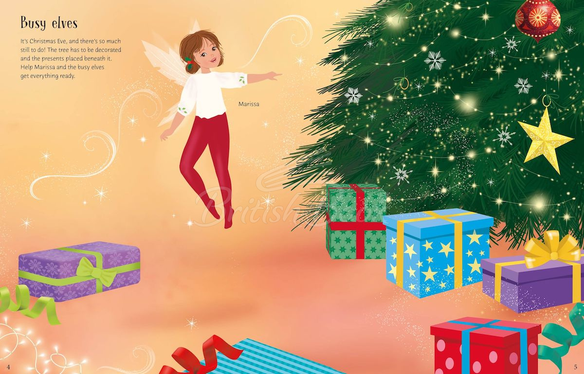 Книга Sticker Dolly Dressing: Christmas Fairies изображение 4