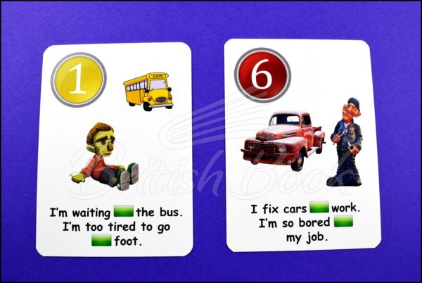 Картки Fun Card English: Prepositions, Prepositions зображення 4