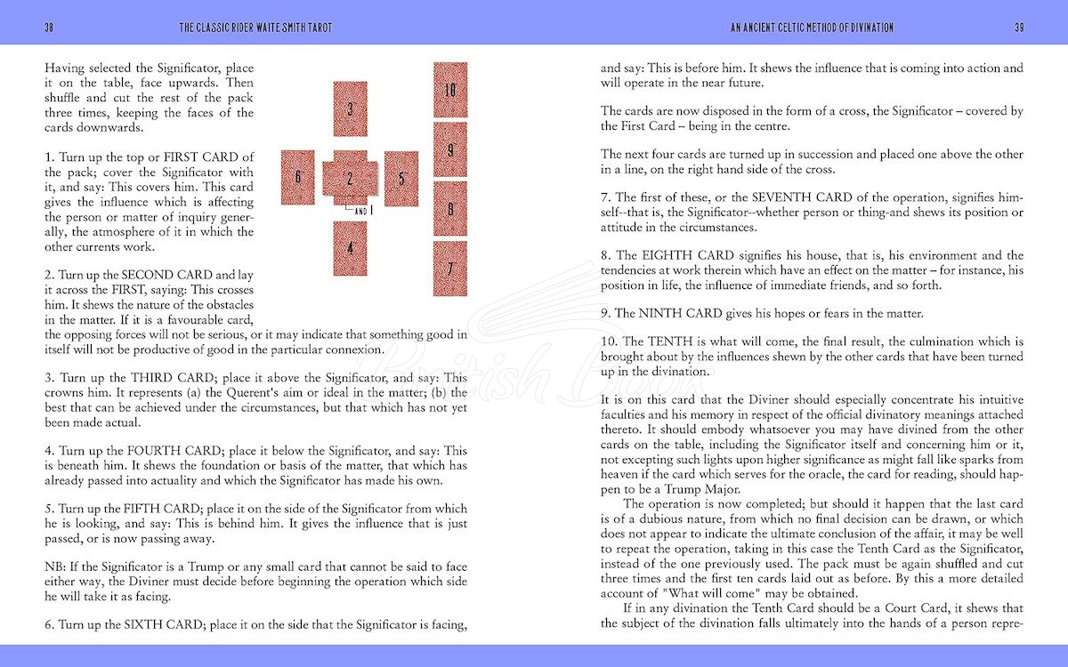 Карти таро The Classic Rider Waite Smith Tarot Book and Card Deck зображення 7