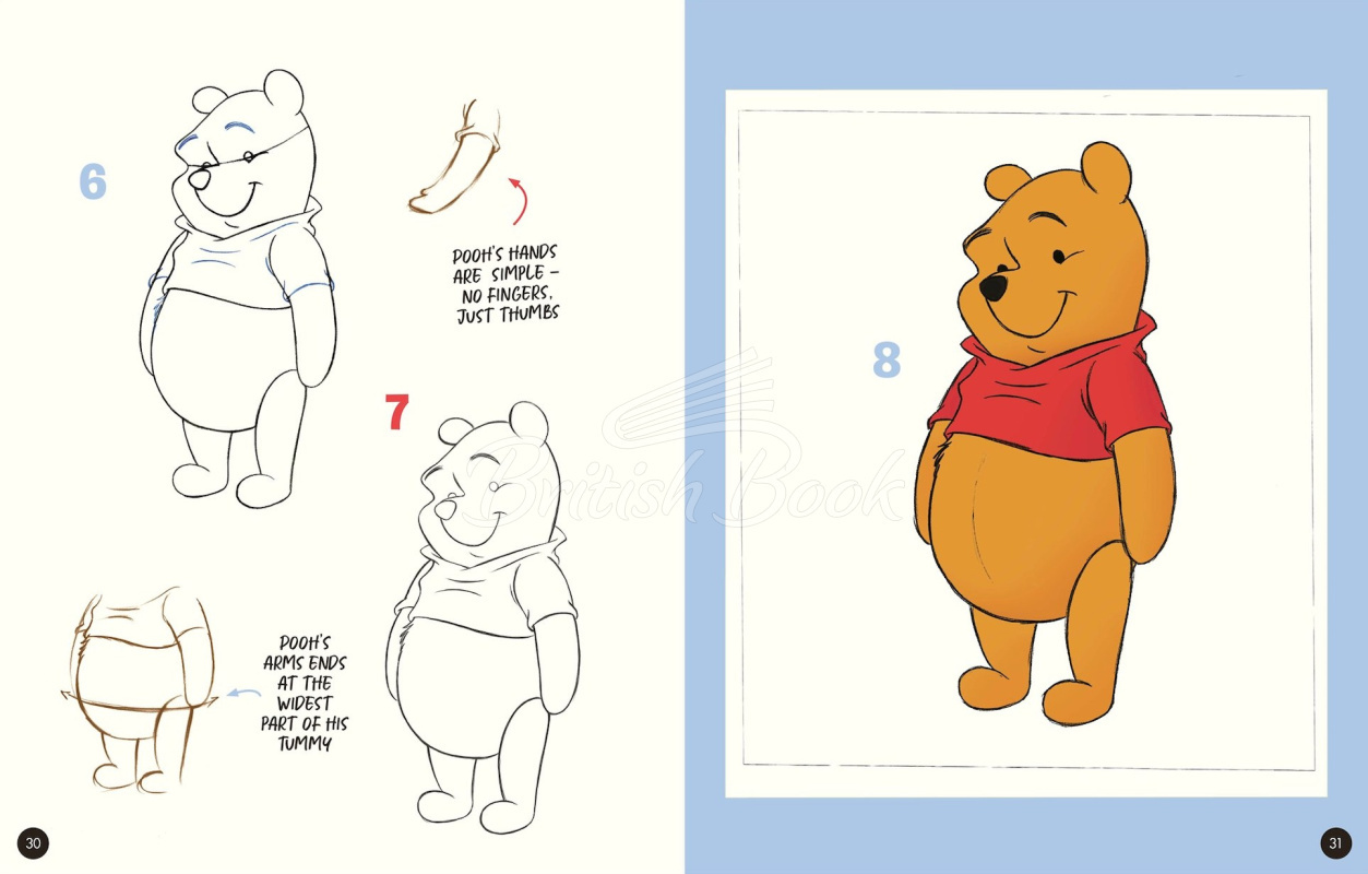Книга Disney: How to Draw Favourite Characters зображення 3