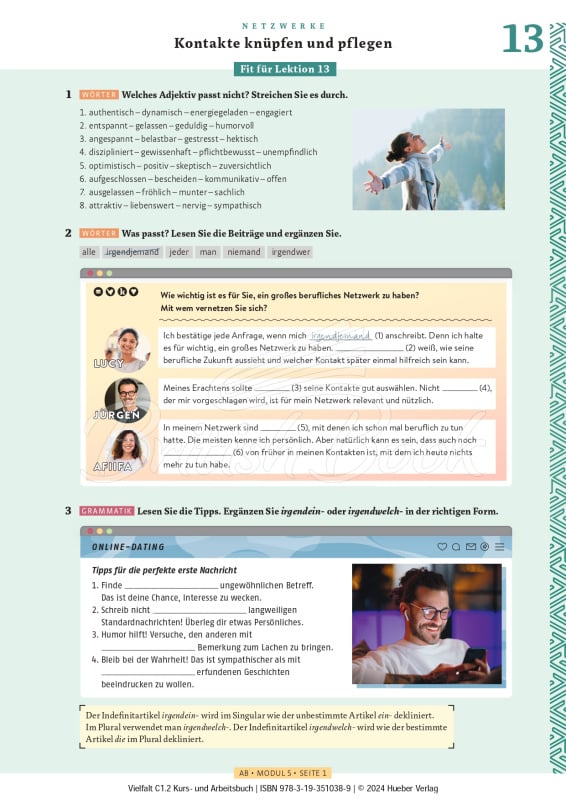 Учебник и рабочая тетрадь Vielfalt C1.2 Kursbuch und Arbeitsbuch zum Interaktive Version изображение 5