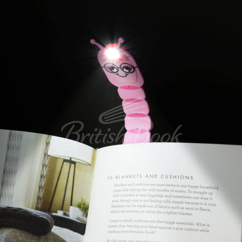 Фонарик для книг Flexilight Bookworm Pink изображение 1