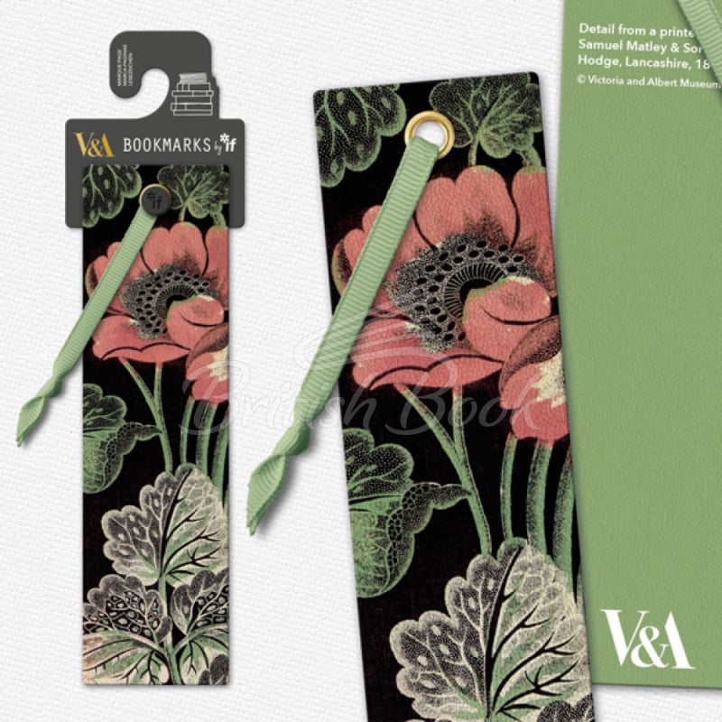 Закладка V&A Bookmarks: Floral Anemone зображення 1