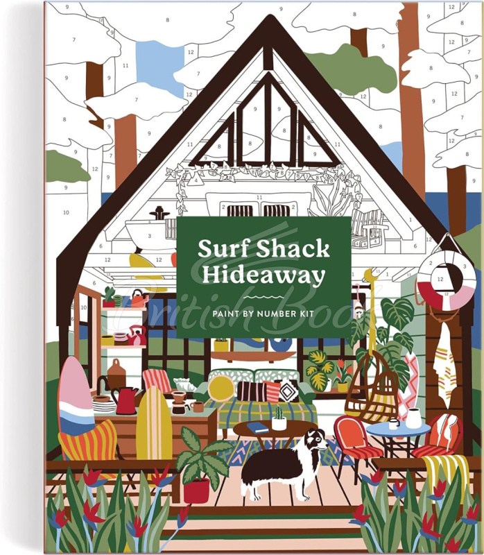 Набір для творчості Surf Shack Hideaway Paint by Number Kit зображення 7