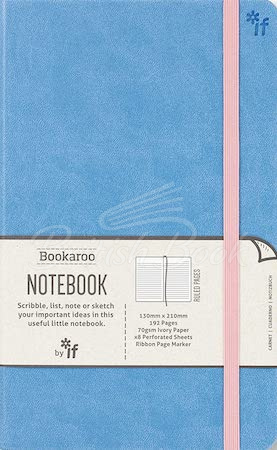 Блокнот Bookaroo A5 Notebook Sky Blue изображение