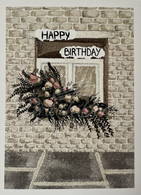 Открытка Happy Birthday изображение