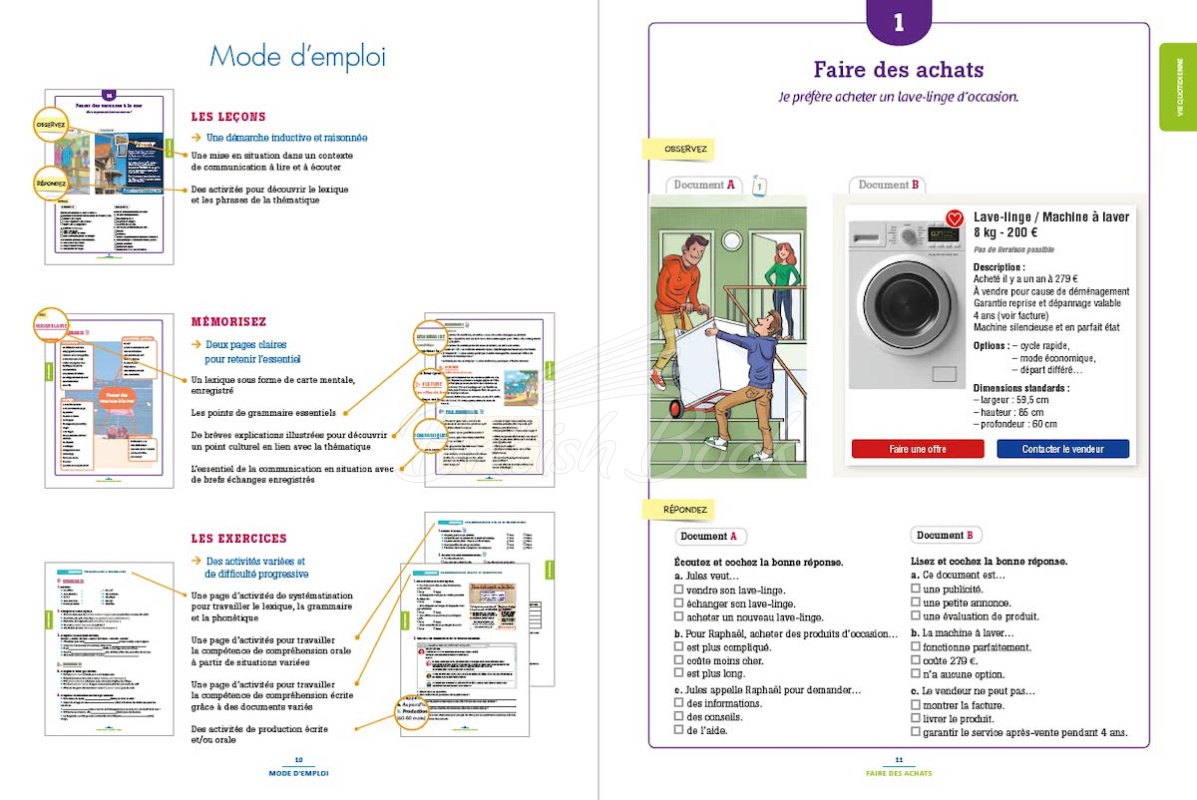 Книга Communication Essentielle du Français 100% FLE A2 Livre avec didierfle.app зображення 1