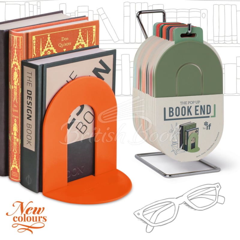 Обмежувач для книг The Pop Up Book End: Fern зображення 1