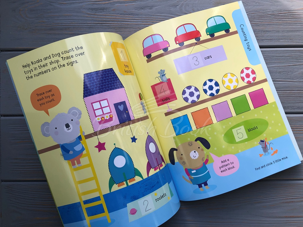 Книга Usborne Early Years Wipe-Clean: Starting to Count изображение 2